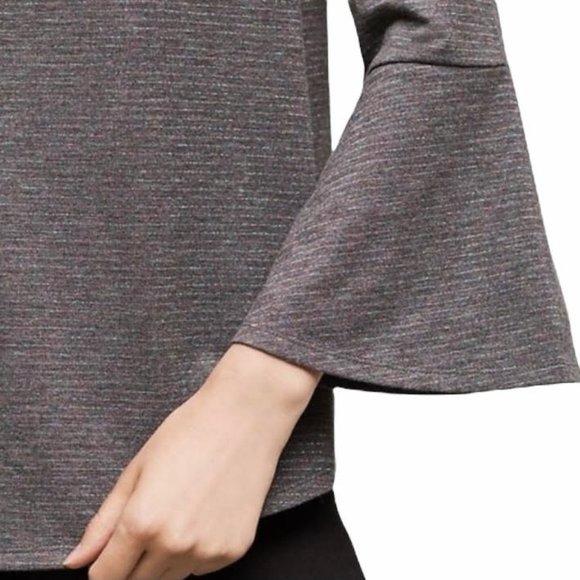 Anthropologie Postmark Liz Rainbow Shimmer Turtleneck - Picture 2 of 10